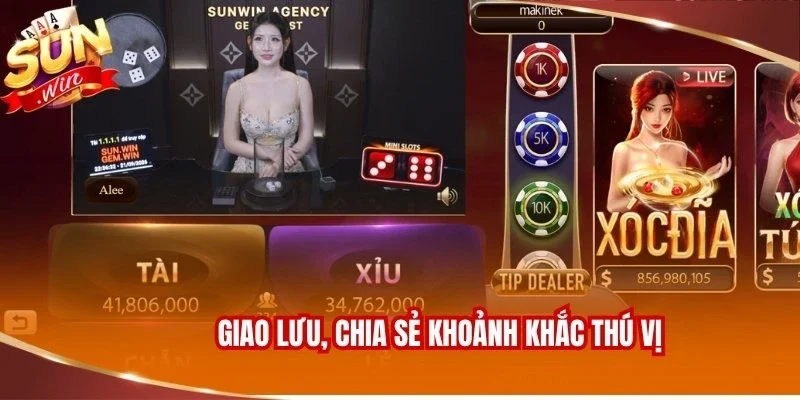 Tài Xỉu Online - Soi Cầu Bắt Kèo Chuẩn Xác Dễ Dàng 4 Giao lưu, chia sẻ khoảnh khắc thú vị